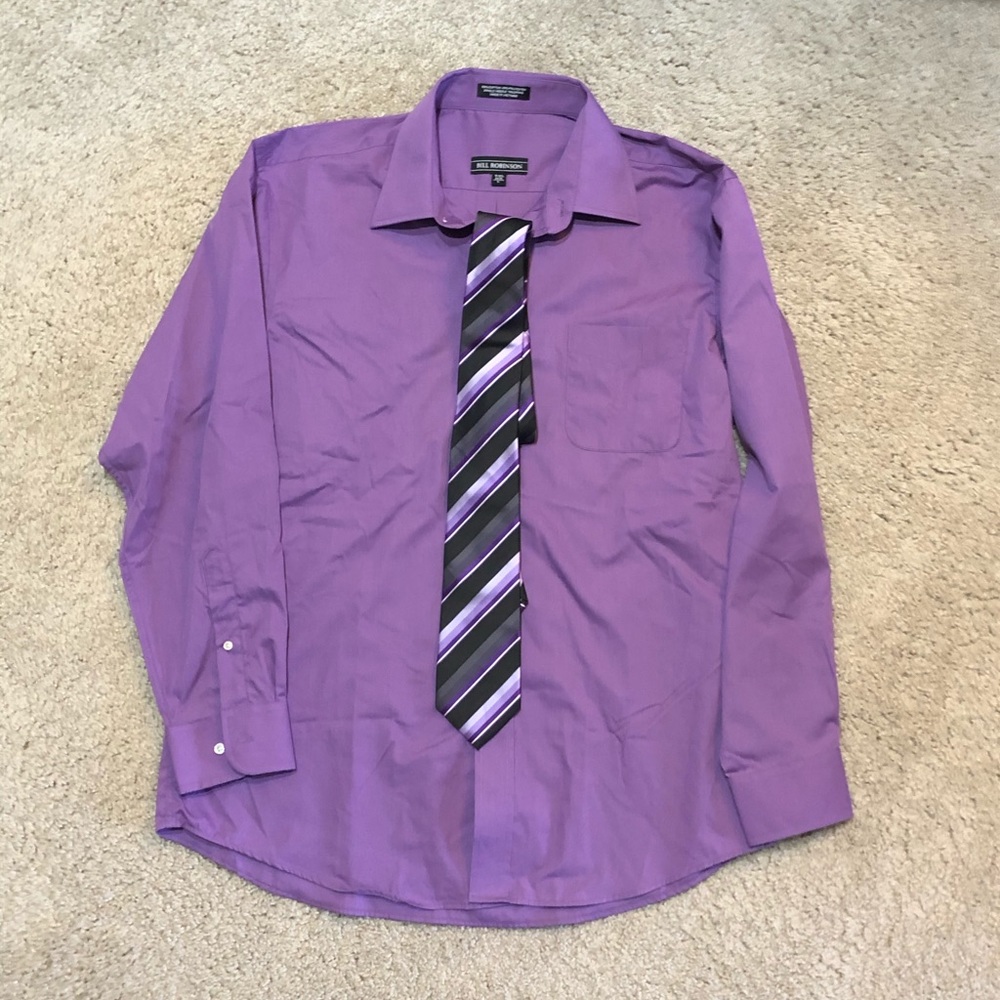 Men’s Dress Shirt + Tie combo